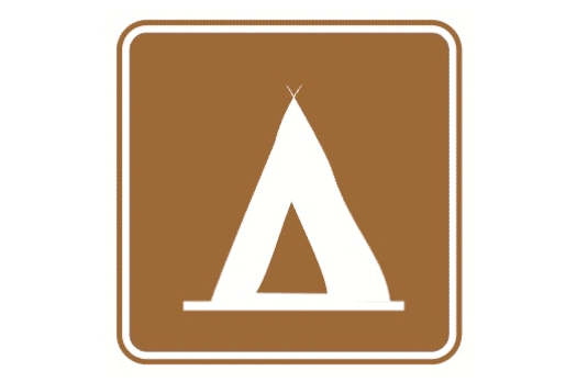 旅游区野营地标志