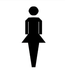 女性厕所标志