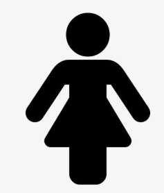 女性厕所标志